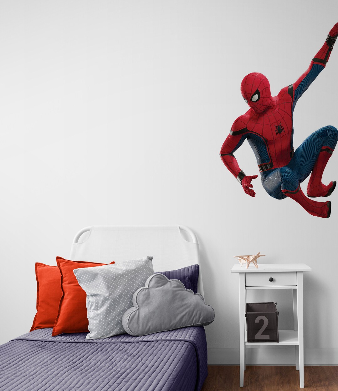 Spiderman Wall Sticker, Bedroom Wall Sticker, Nursery Wall Sticker