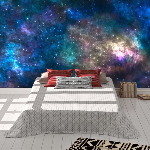 Space Galaxy Wallpaper Removable Wallpaper Etsy