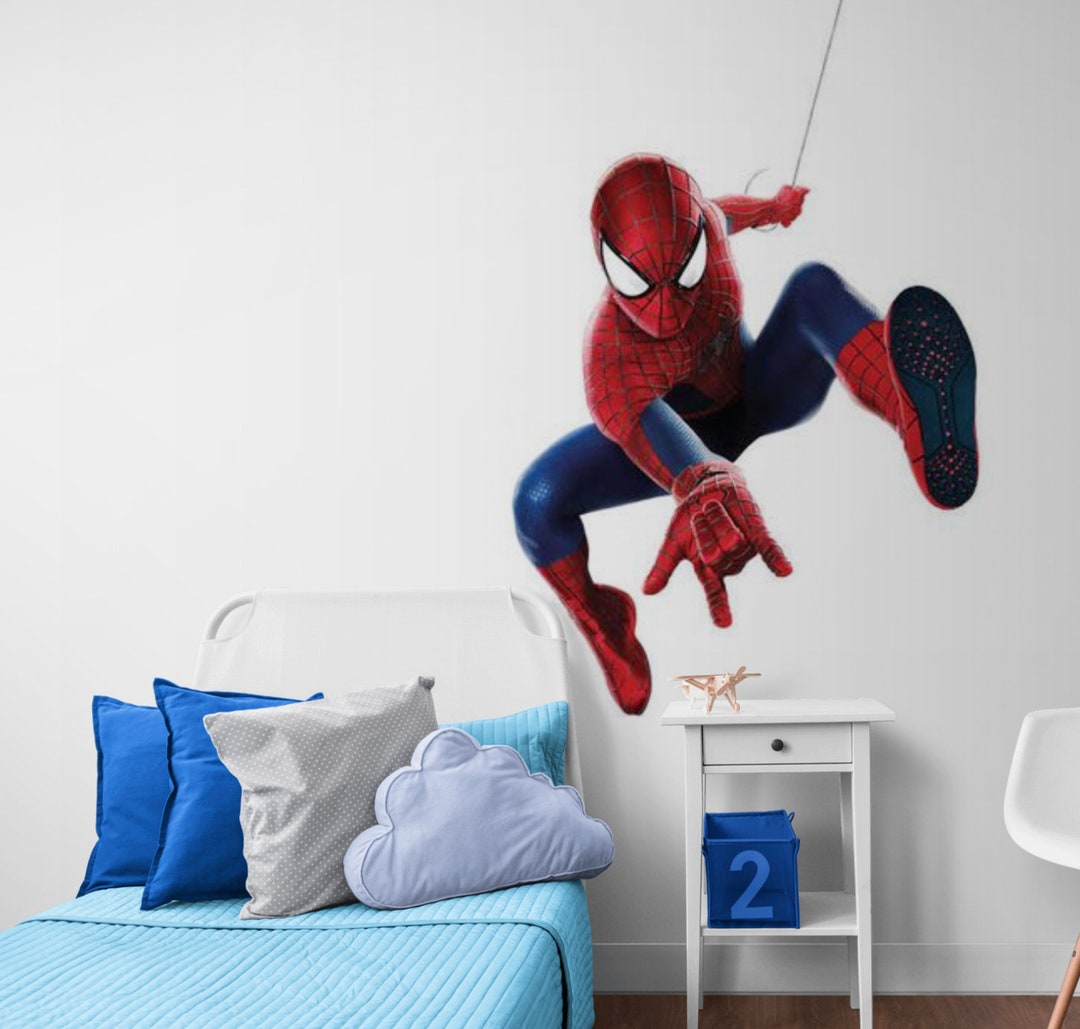 Spiderman Wall Sticker, Bedroom Wall Sticker, Nursery Wall Sticker