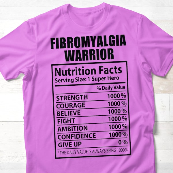 Fibromyalgia Awareness SVG, Purple Ribbon svg, Fibromyalgia Warrior svg, Nutrition Fact SVG, Instant Digital Download