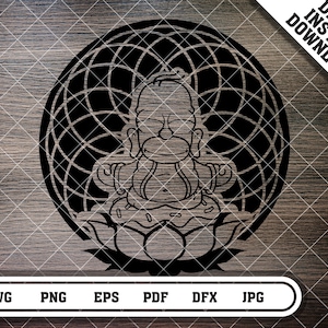homer zen svg Homer simpson svg