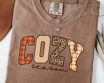 Cozy Season Png, Fall Sublimation Png, Fall Shirt PNG, Autumn Season png, Preppy Fall Vibes PNG, Retro fall png, Fall Autumn Shirt Png
