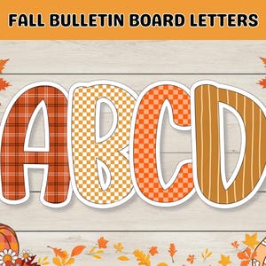Bulletin Board A-Z Buchstaben, druckbare Türdekoration für Klassenzimmer, druckbare Ideen für Lehrer, Thanksgiving Bulletin Board Dekor