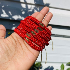 Red Virgencita Bracelet