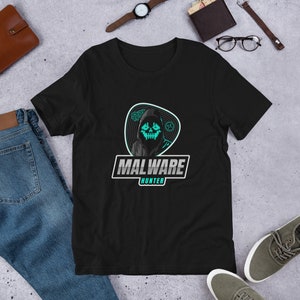 Cyber Security - Malware Hunter Short-Sleeve Unisex T-Shirt