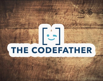 The CodeFather Sticker - High Opacity Vinyl Decal