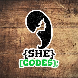 Frauen, die Code: Sie Codes Aufkleber