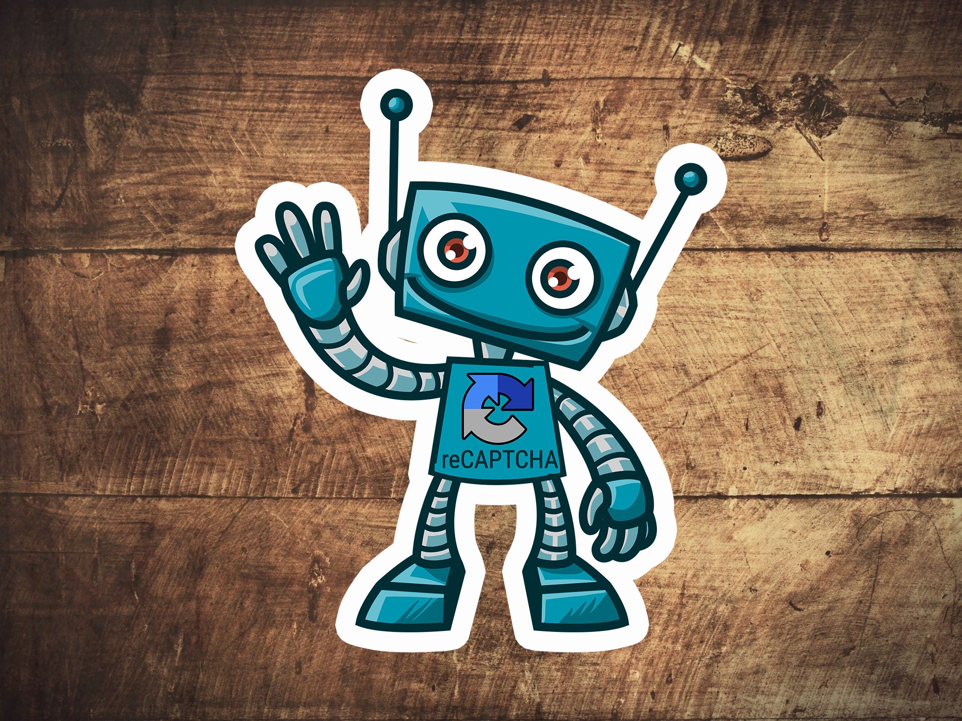 Recaptcha Robot Captcha I Am Not a Robot Stickers - Etsy