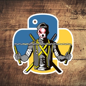 Python Ninja stickers