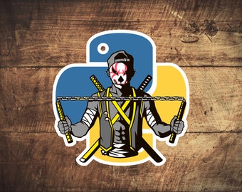 Python Ninja stickers