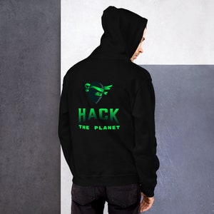 Cyber Security - Hack the Planet Ninja Unisex Hoodie