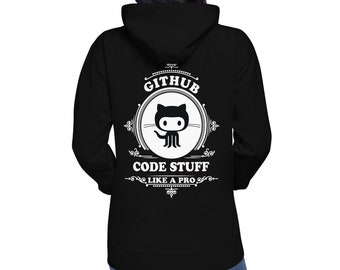 Github - Code Stuff Like a Pro Unisex Hoodie