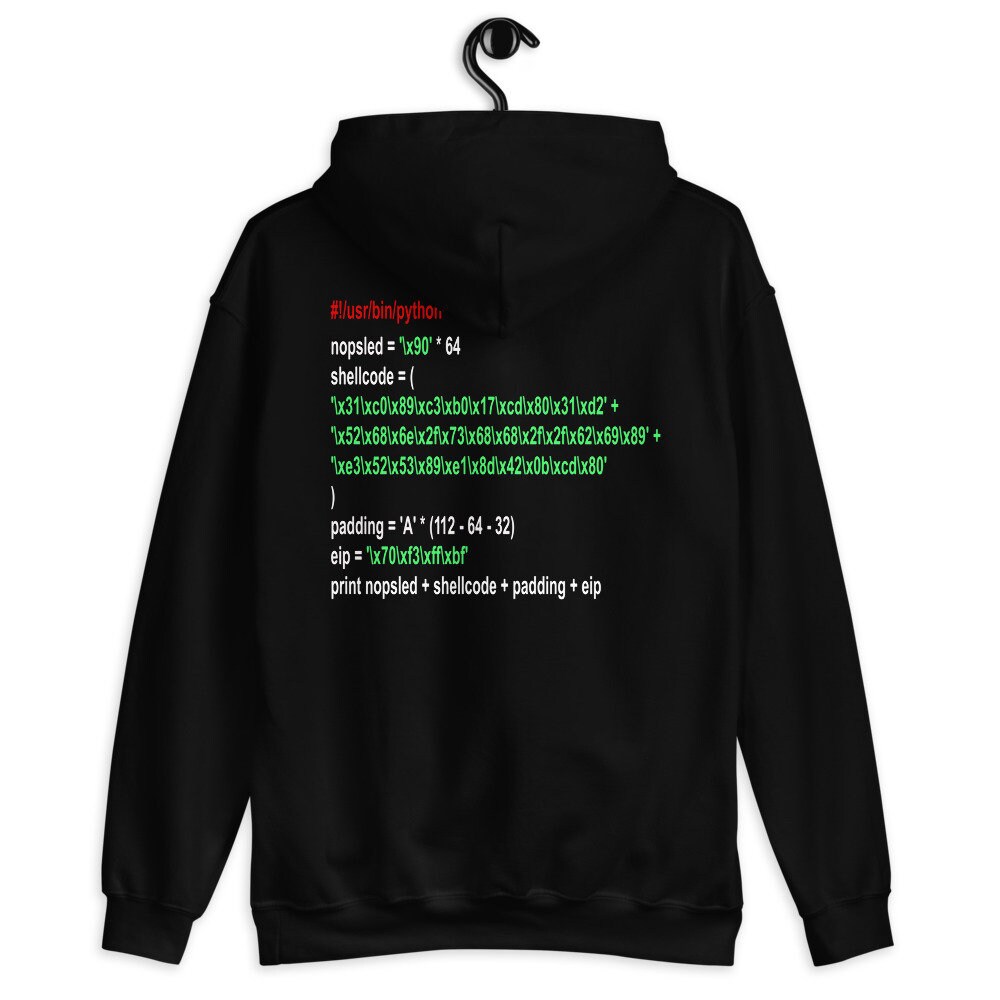 Cyber Security - Hacker - Buffer Overflow Shellcode Unisex Hoodie - Etsy