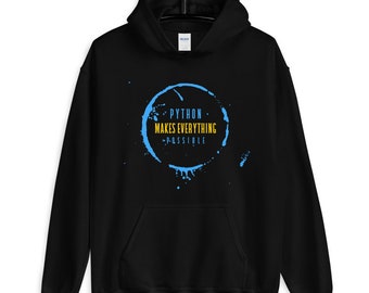 Python maakt alles mogelijk Unisex Hoodie