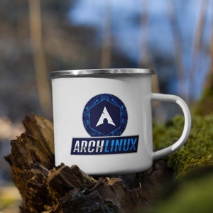 Cyber Security - Arch Linux Enamel Mug