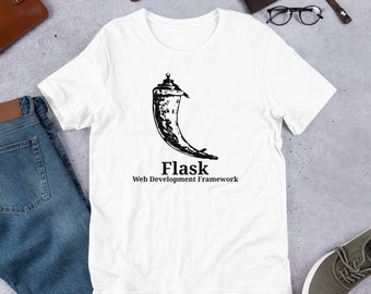 Flask Web Development Framework Short-Sleeve Unisex T-Shirt