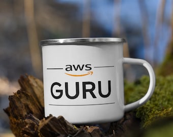 Cloud Computing - AWS Guru Enamel Mug