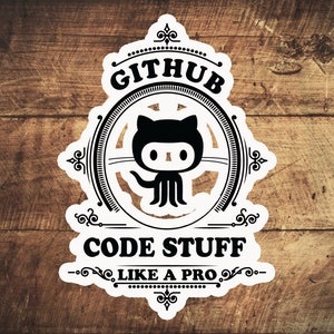 Github - Code Stuff Like a Pro   stickers