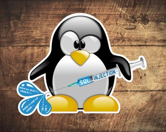 Linux SQL Injection - Cyber Security - Ethical Hacker Bubble-free stickers