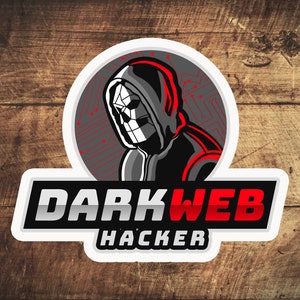 Cyber Security Dark Web Hacker Aufkleber