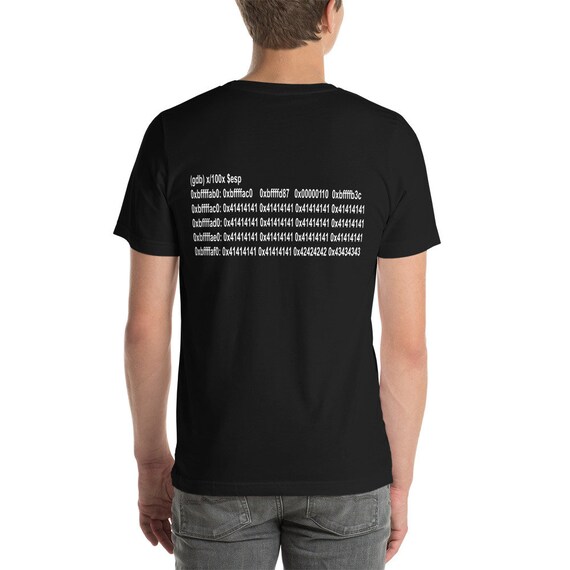 Cyber Security - Hacker - Buffer Overflow - Gdb Short-sleeve