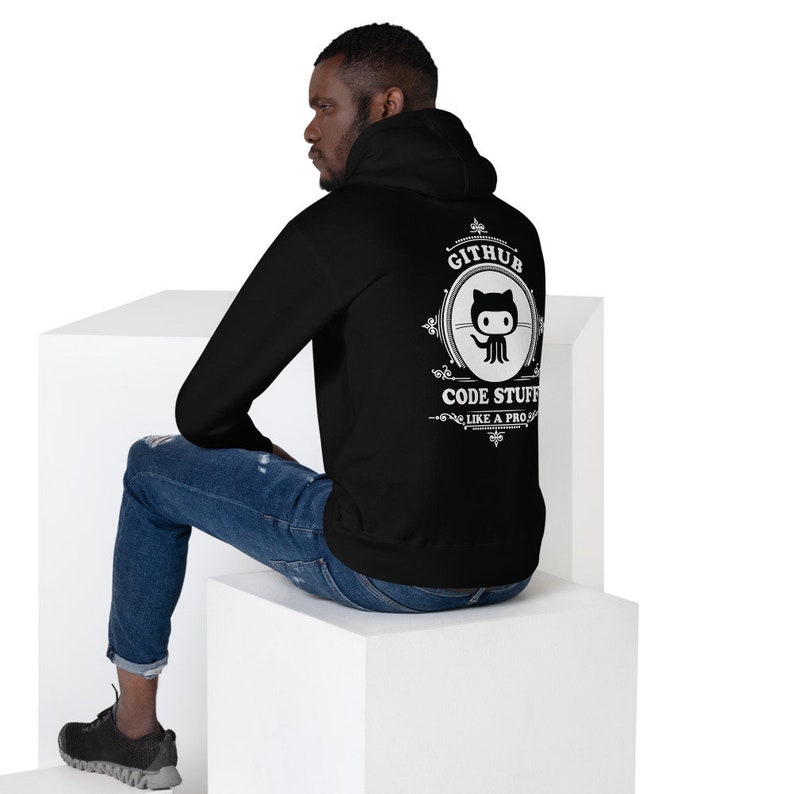 Github - Code Stuff Like a Pro Unisex Hoodie - Etsy