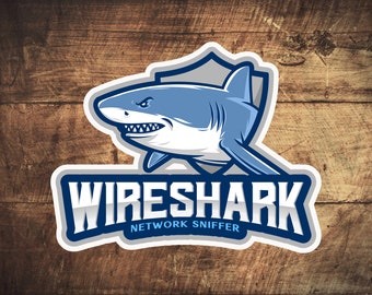 Autocollants Cyber Security Wireshark Network Sniffer