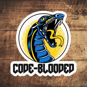 Python - Code Blooded   stickers