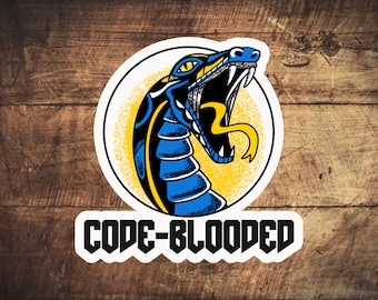 Python - Code blutig Aufkleber