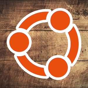 Linux Ubuntu Circle of Friends stickers