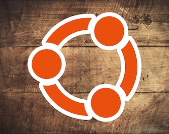 Autocollants Linux Ubuntu Circle of Friends