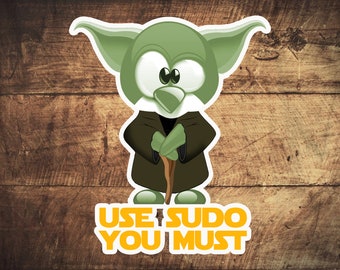 Linux - Gebruik Sudo You Must stickers