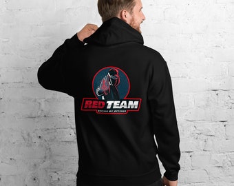 Cyber Security Red Team Defense by Offense - Circle Unisex Hoodie