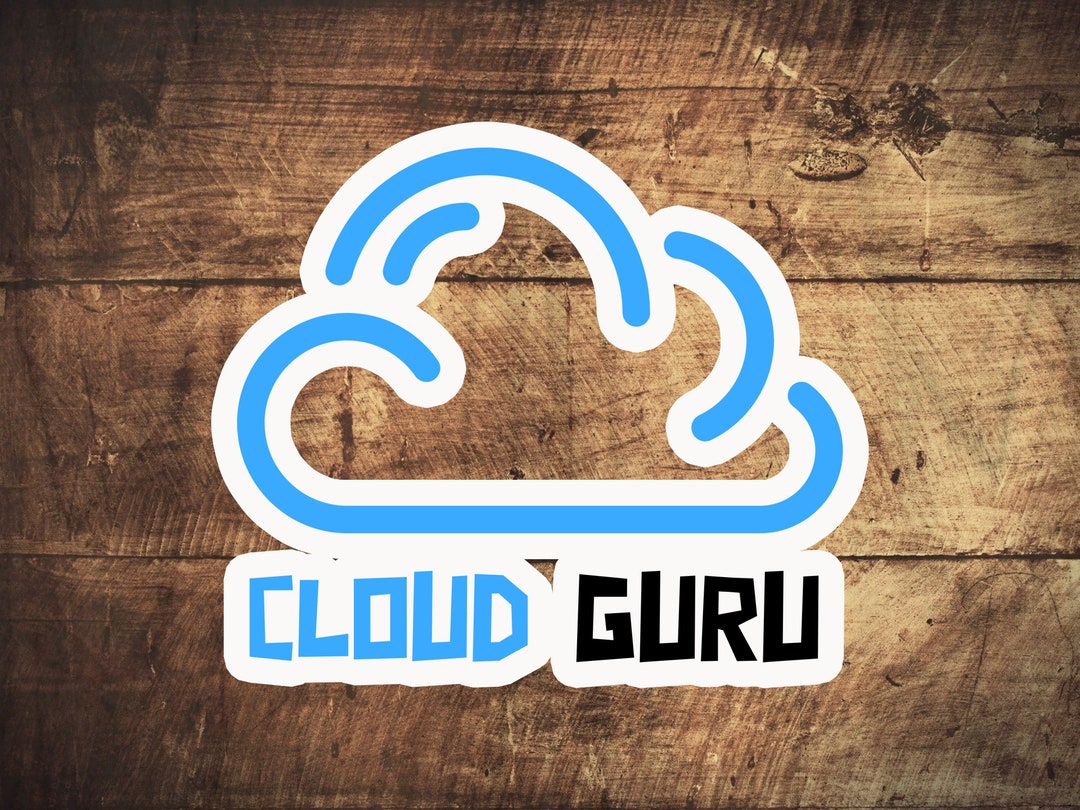 Cloud Computing Cloud Guru Stickers Etsy