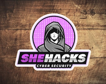 Cyber Security - She Hacks Purple   stickers