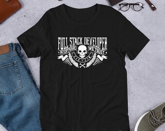 Fullstack Entwickler Short-Sleeve Unisex T-Shirt