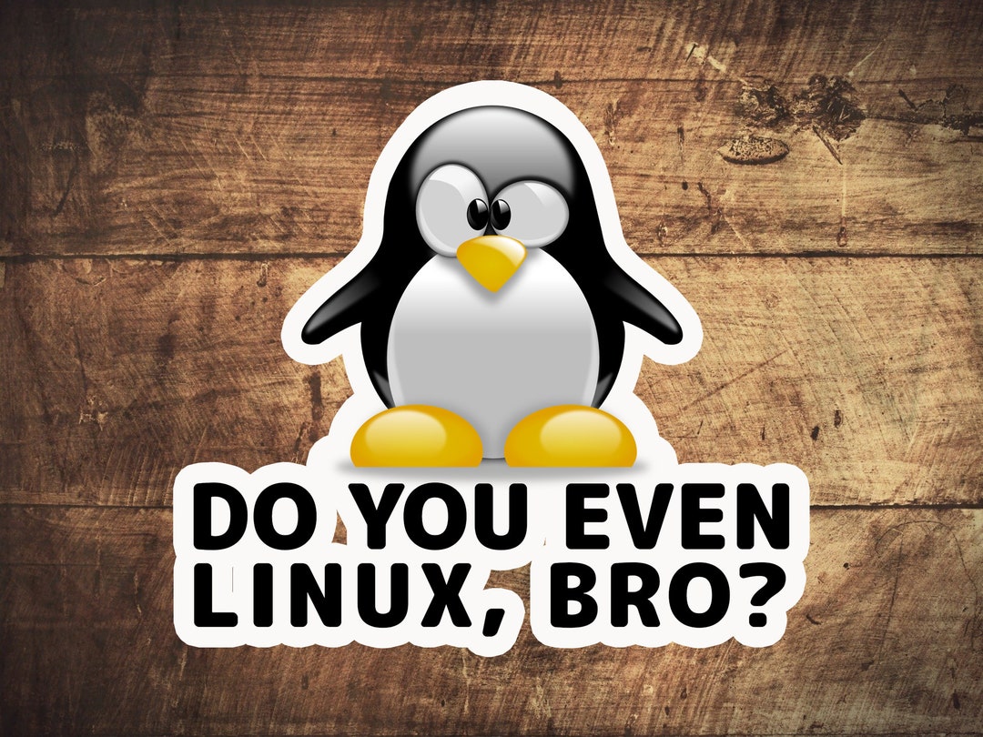 Do You Even Linux Bro? Stickers - Etsy