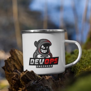 Devops Engineer Enamel Mug