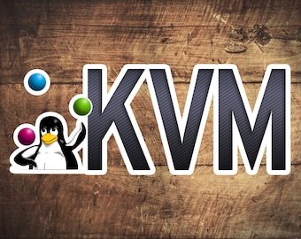 Linux KVM - Kernel Virtual Machine Aufkleber