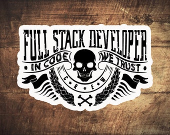 Full Stack Developer   stickers