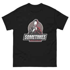 Cyber Security - Hacker - Sometimes I wear a Black Hat - Red V1 Men&#39;s classic tee