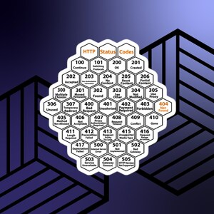 Cyber Security - Hacker HTTP Status Codes stickers