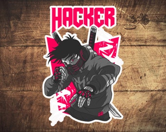 Cyber Security Hacker Ninja   stickers