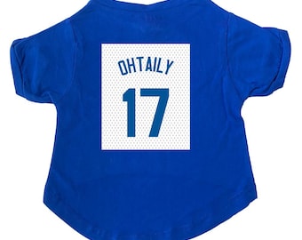 Ohtaily #17 Dog T-shirt Premium Baseball Tagless Tee