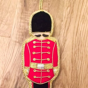 London Guard funny Christmas decoration Ornament, hanging, Handmade Family Gift, Keepsake, Festive Traditional Iconic Nostalgic british