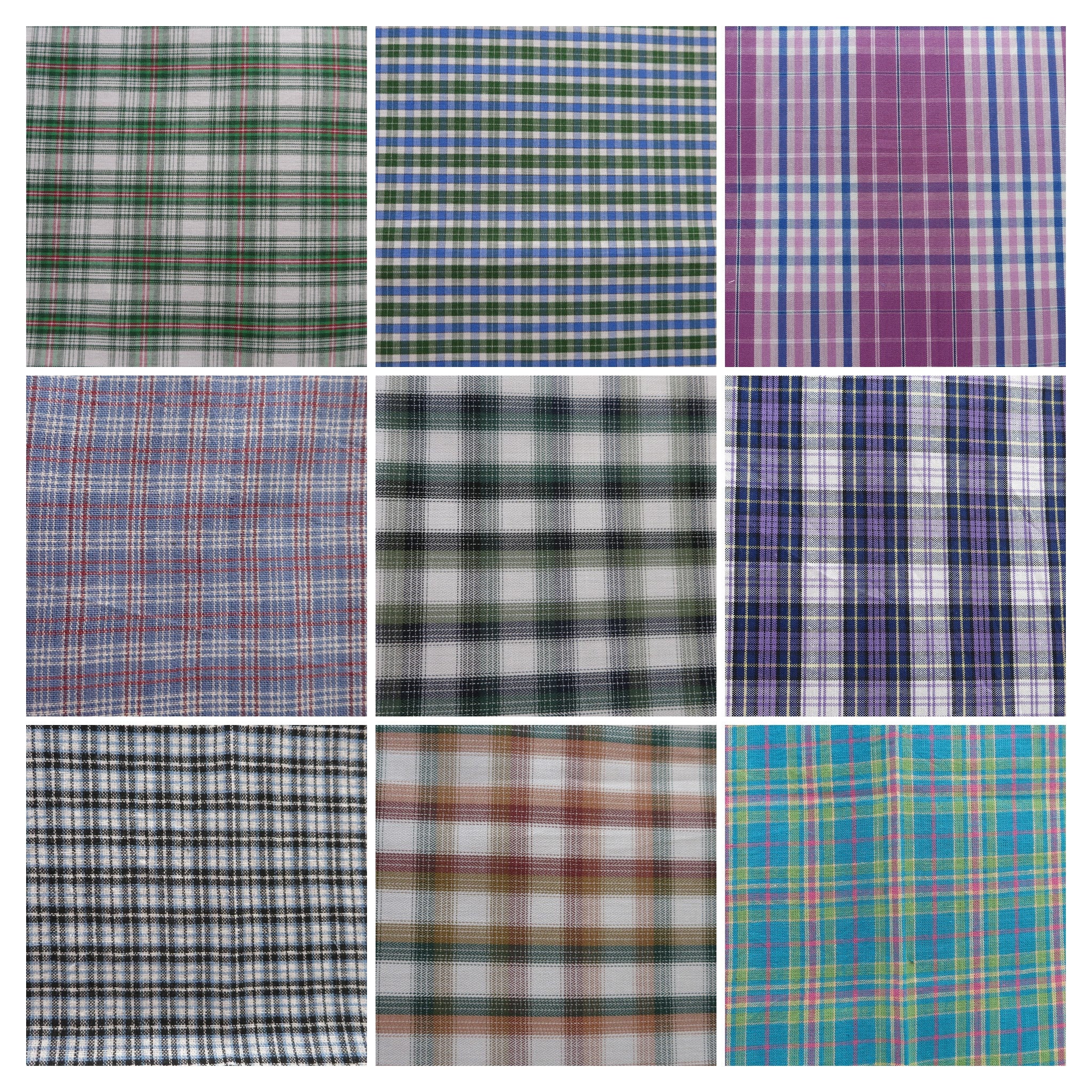 Checkered Pattern - Cotton Fabric for Dollhouses, Patchwork Quilts ...