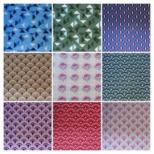 Retro vintage pattern cotton fabrics for dollhouse patchwork quilt doll clothes small patterned fabrics for 1:12 1zu6 doll clothes