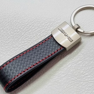 Diamond Leathe Rope Car Keychain Holder Key Cover Car Keyring For Mercedes  Benz AMG GT GT4 W204 205 212 213 124 GLC GLE E CLA