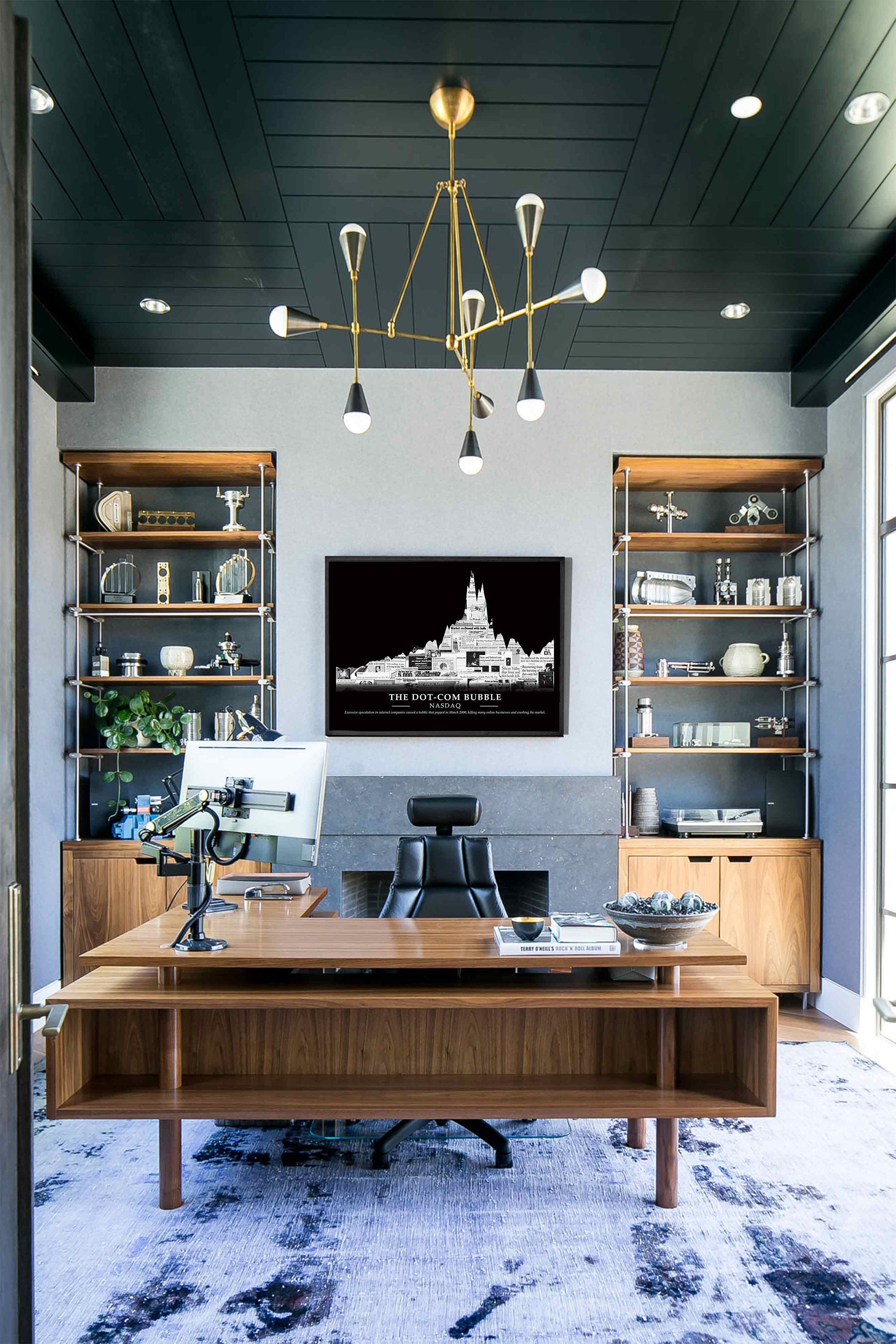 Stock Market Art Office Wall Décor Custom Art Prints Etsy