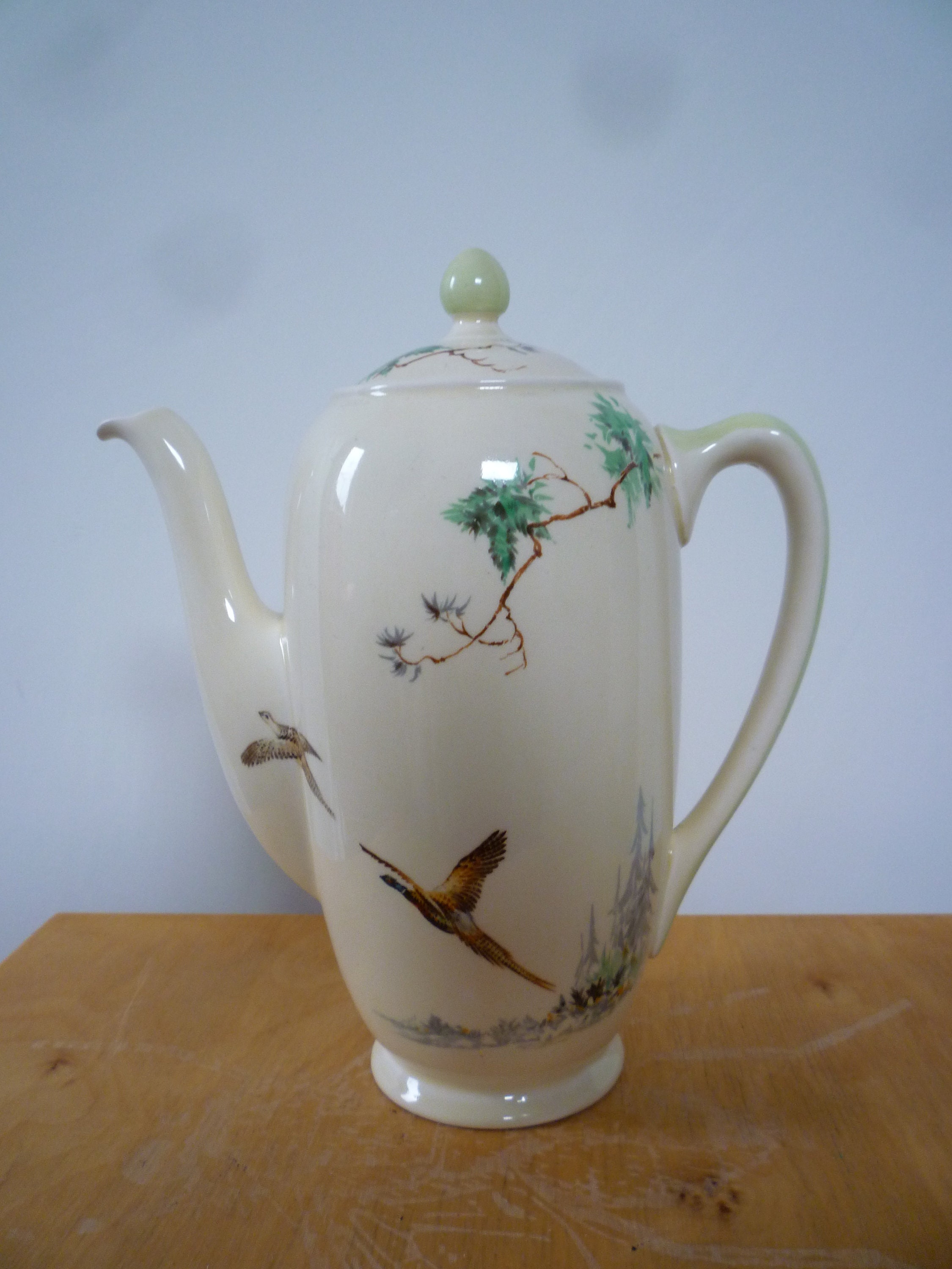 Royal Doulton Coppice Lidded Coffee Pot Country Pheasant